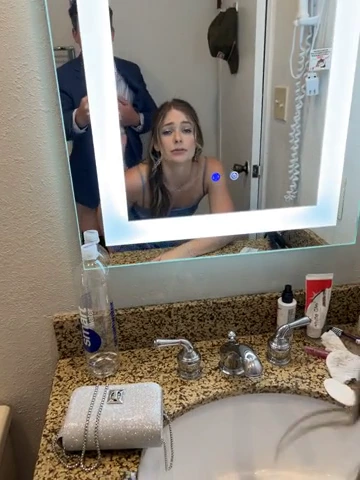Bridesmaid's naughty escapade: oral pleasure in a flash porn video